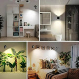 NordGlow – Magnetisk LED Vägglampa med Dubbla Ljuskällor | Flexibel Belysning för Hemmets Alla Hörn-Lamps-BB-Hemnix