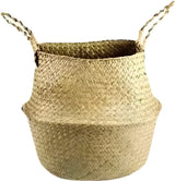 EcoHaven Korg - Fällbar Handgjord Rattan Vävd Blomkorg Carvallo