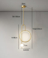 SereniRing Light - Modern LED Ring Taklampa Carvallo