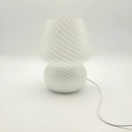 BedsideAura Lampa - Dekorativ Glasbordslampa Carvallo