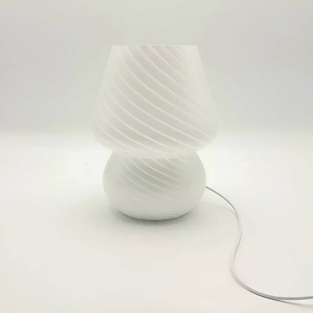 BedsideAura Lampa - Dekorativ Glasbordslampa Carvallo