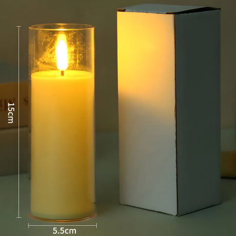 AmberFlicker Ljus - Akryl Flamslös LED-ljus Carvallo