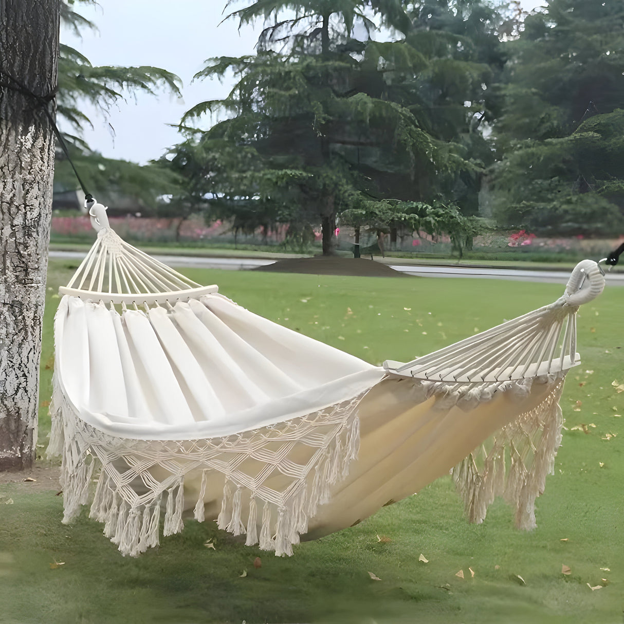 Svinghängmat – Fällbar, Mjuk och Perfekt för Inomhus- och Utomhusbruk Carvallo