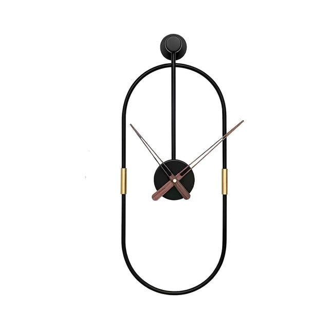 IronArt Klocka - Minimalistisk Konstväggklocka i Metall Carvallo