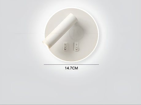 OrbiBeam Ljus – Justerbar 350-Graders Rotation Vägglampa Carvallo