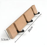 NordicHang Krok – Väggmonterad Träbadkroka Carvallo