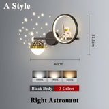 AstroGlow Lampa - Modern Barn Stjärnhimmel Projektor LED Vägglampa Carvallo