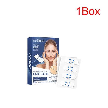 VisivaLift – Osynliga Ansiktslyftande Tejp | Diskret Hudvård för Naturligt Fräschare Utseende-Skin Care Tools-BB-1 låda (60 stycken)-Hemnix