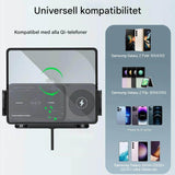 ChargeMount - Justerbar Smart Biltelefonhållare med 15W Trådlös Laddningsplatta för Fällbara Skärmar-Mobile Phone Stands-BB-Hemnix