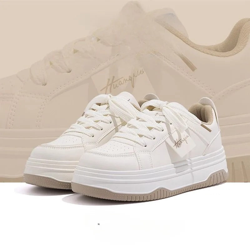 Vita chunky sneakers för kvinnor-Hemnix-Hemnix