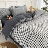 CheckeredDream sängklädesset - Avslappnad rutig sängklädesset Carvallo