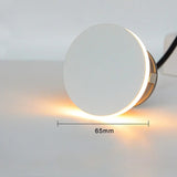 Rund LED Stegljus – Vattentåligt & Installationsbart | För Inomhus- och Utomhusbruk Carvallo