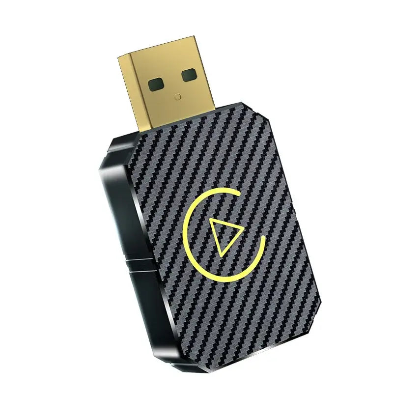 CarloBox – Trådlös CarPlay & Android Auto Adapter | Enkel Plug & Play för en Sladdfri Bilupplevelse-Motor Vehicle Video Monitor Mounts-BB-Guld-Hemnix