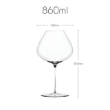 Bordeaux-vinkupa av kristall – Handgjord & Aromaförstärkande | Extra tunn Carvallo