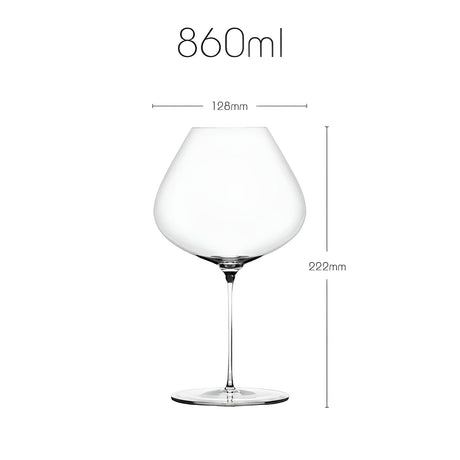 Bordeaux-vinkupa av kristall – Handgjord & Aromaförstärkande | Extra tunn Carvallo