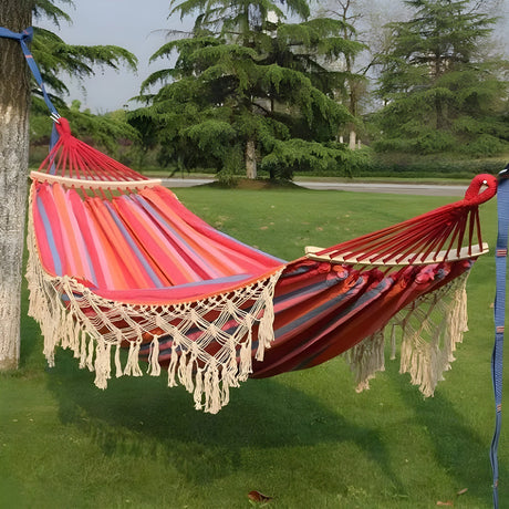 SkyNest - Fällbar utomhushängmatta med myggnät och förvaringsficka Carvallo