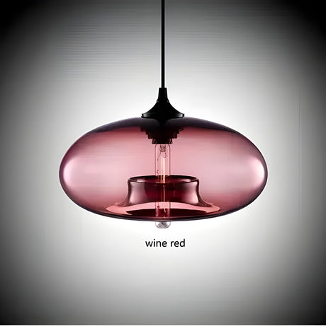 Färgglad glaspendellampa – Modern nordisk belysning för mysiga rum Carvallo