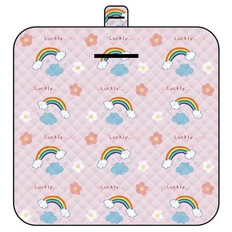 Carvallo Baby-lekmatta Wanderlino | Polstret & Vattentät | För Utomhus & Hemma | Inkl. Bärväska Carvallo