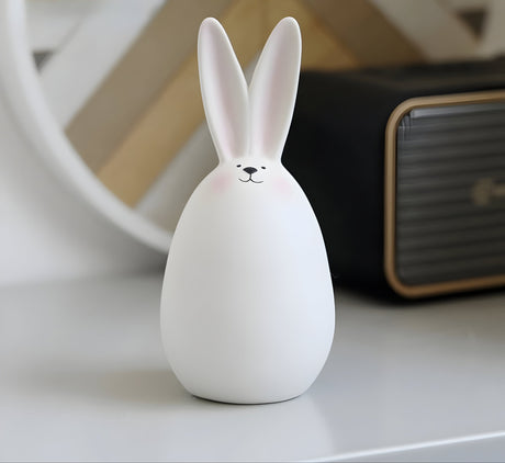 SnowBunny Dekor – Nordisk Keramisk Kanin Dekoration Carvallo