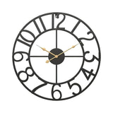 RetroTime Klocka - Retro-Digital-Väggklocka tillverkad av Metall Carvallo