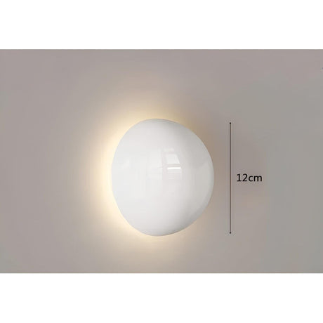 GlowCircle Light - Nordisk Rund Metall Vägglampa Carvallo