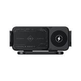 ChargeMount - Justerbar Smart Biltelefonhållare med 15W Trådlös Laddningsplatta för Fällbara Skärmar-Mobile Phone Stands-BB-Svart-Hemnix