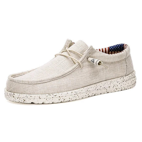 Casual Loafers med snörning för män-Hemnix-Beige-40-Hemnix