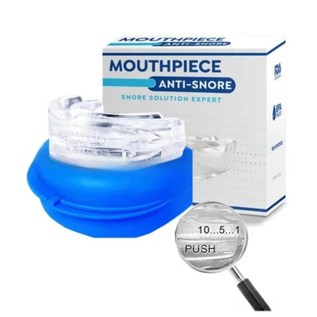 SnoreGuard – Anti-Snarkning Munskena för Bättre Sömnkvalitet-Jaw Support Devices-BB-Blå-Hemnix