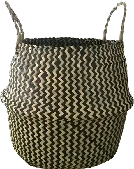 EcoHaven Korg - Fällbar Handgjord Rattan Vävd Blomkorg Carvallo