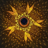 GlowWing Haven - Solar-Hummingbird-Garden Lantern Carvallo