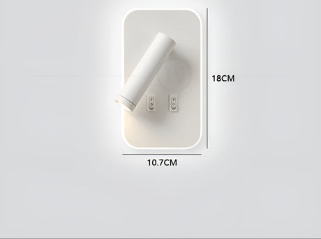 OrbiBeam Ljus – Justerbar 350-Graders Rotation Vägglampa Carvallo