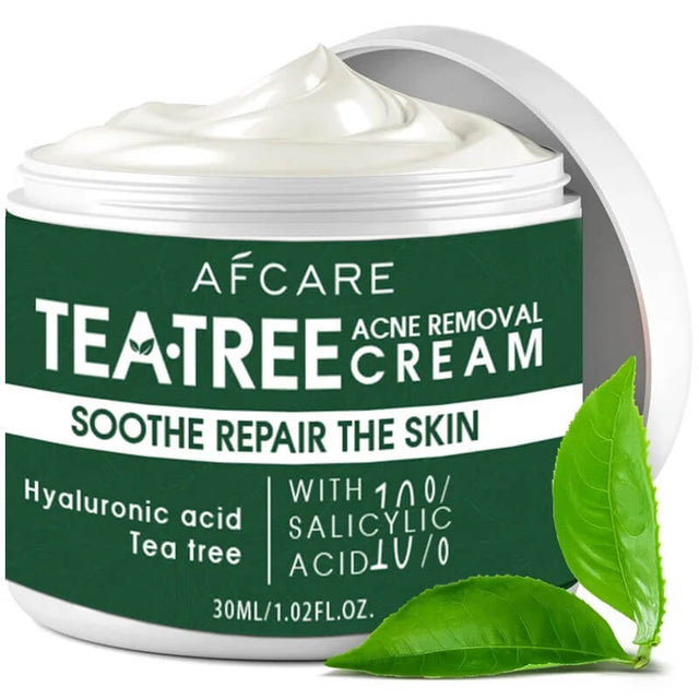 GrönRoa – Vegansk Ansiktskräm med Tea Tree | För en Lugnare, Mer Balanserad Hud-Acne Treatments & Kits-BB-1 st-Hemnix