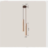 Radiance - Minimalist Lång Linje Travertin Wabi-Sabi Stil LED Kandelaber Ljus Carvallo