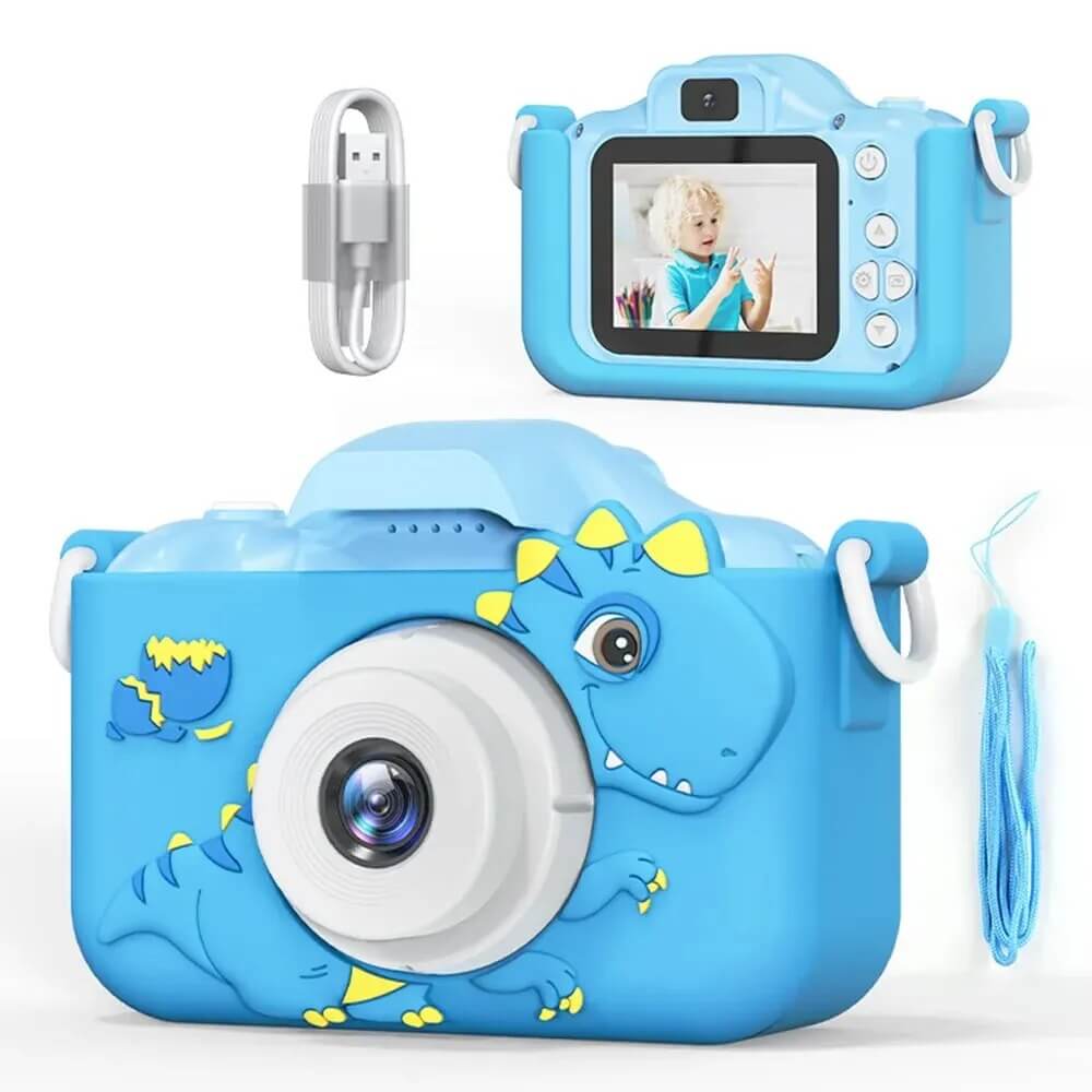 Pixikids – Digital Barnkamera | Fånga Barndomens Magi i Varje Bild-Educational Toys-BB-Blå-Hemnix