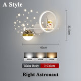 AstroGlow Lampa - Modern Barn Stjärnhimmel Projektor LED Vägglampa Carvallo