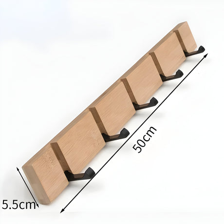 NordicHang Krok – Väggmonterad Träbadkroka Carvallo