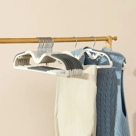 HangWise Hanger – Utrymmessparande Halka-av Klädhängare i Plast Carvallo