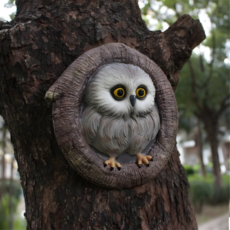 MysticOwl Ornament – Dekorativ Ugglestaty i Resin Carvallo