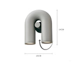 LuxeWave Light – Modern LED U-formad vägglampa Carvallo