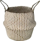 EcoHaven Korg - Fällbar Handgjord Rattan Vävd Blomkorg Carvallo