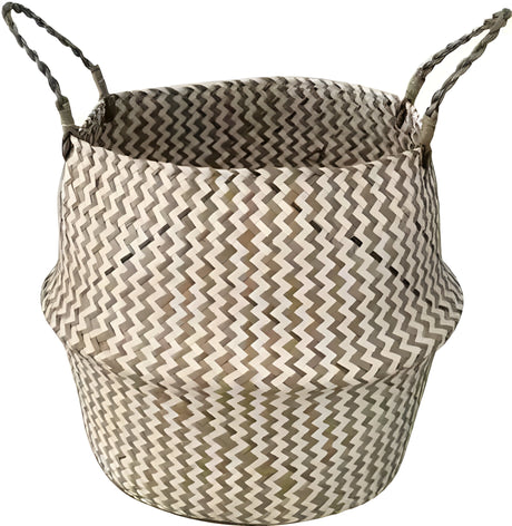 EcoHaven Korg - Fällbar Handgjord Rattan Vävd Blomkorg Carvallo