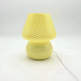 BedsideAura Lampa - Dekorativ Glasbordslampa Carvallo