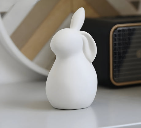 SnowBunny Dekor – Nordisk Keramisk Kanin Dekoration Carvallo