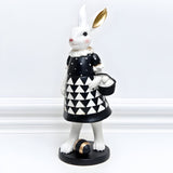RegalRabbit Dekoration – Dekorativ Pastoral Palats Kaninfamilj Dekoration Carvallo