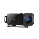 ChargeMount - Justerbar Smart Biltelefonhållare med 15W Trådlös Laddningsplatta för Fällbara Skärmar-Mobile Phone Stands-BB-Silver-Hemnix