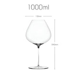 Bordeaux-vinkupa av kristall – Handgjord & Aromaförstärkande | Extra tunn Carvallo