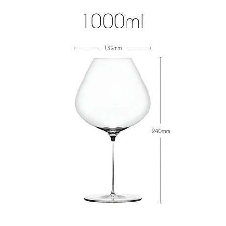 Bordeaux-vinkupa av kristall – Handgjord & Aromaförstärkande | Extra tunn Carvallo