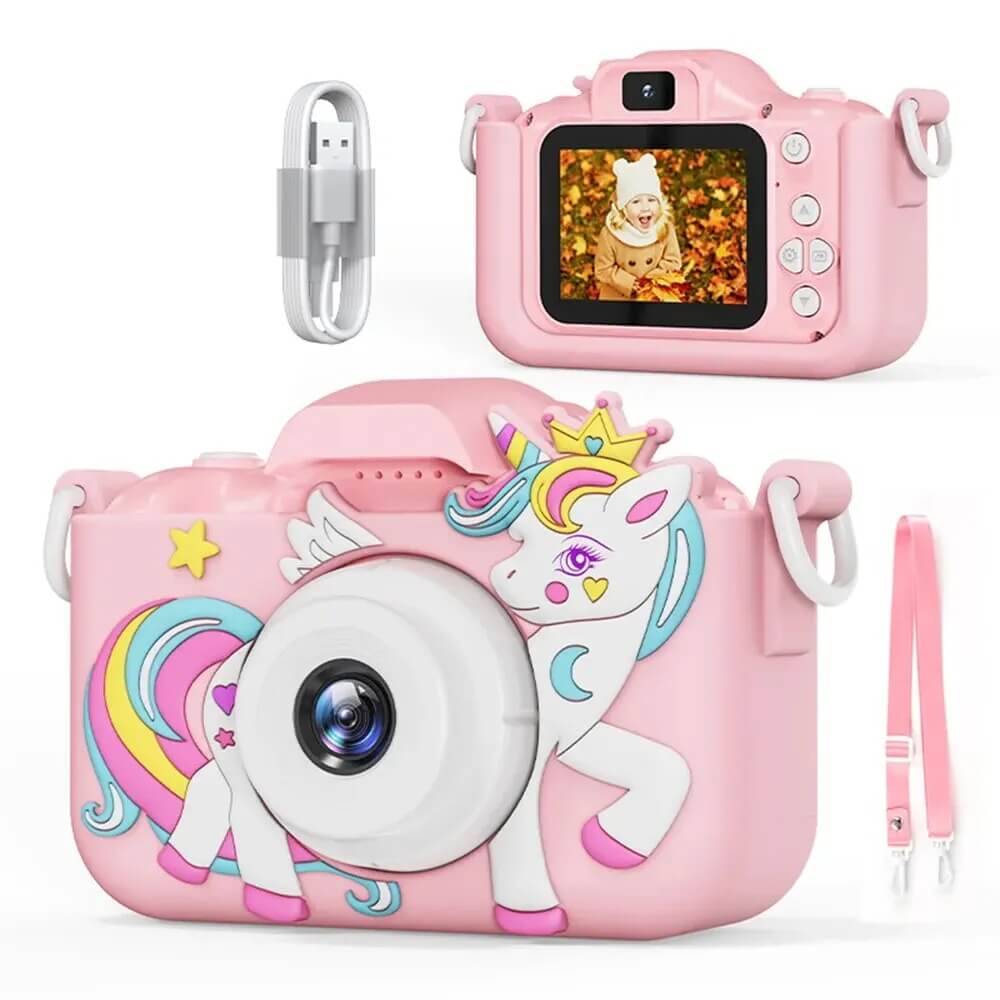 Pixikids – Digital Barnkamera | Fånga Barndomens Magi i Varje Bild-Educational Toys-BB-Rosa-Hemnix