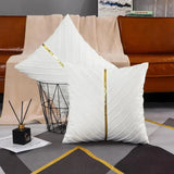 Carvallo – Kuddöverdrag med elegant diagonal paljett detalj Carvallo