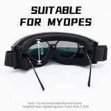 Royaleva Anti-Fog och Fit Over Glasögon Motorcykel Goggles Carvallo